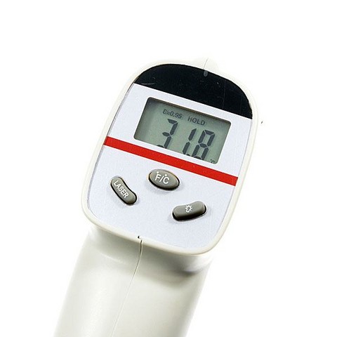 Thermomètre Infrarouge Digital - Mesure à Distance -50°C à +800°C Avec Hygrométrie